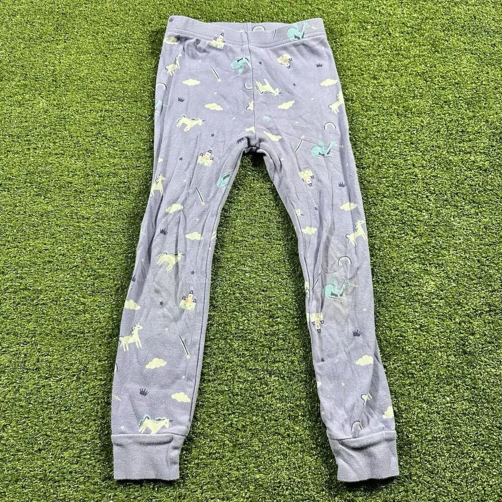 Old Navy Girls Toddler Unicorn Dragon Crown Print Pajama Set 5T